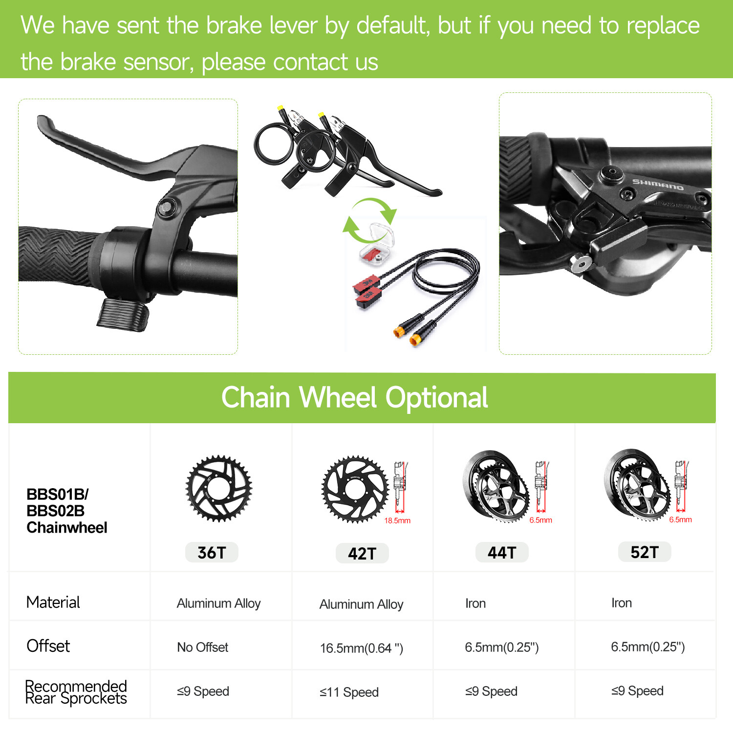 BAFANG 48V500W68-100mm Mid Drive Motor Conversion Kits BBS02B/HD Electric Bike