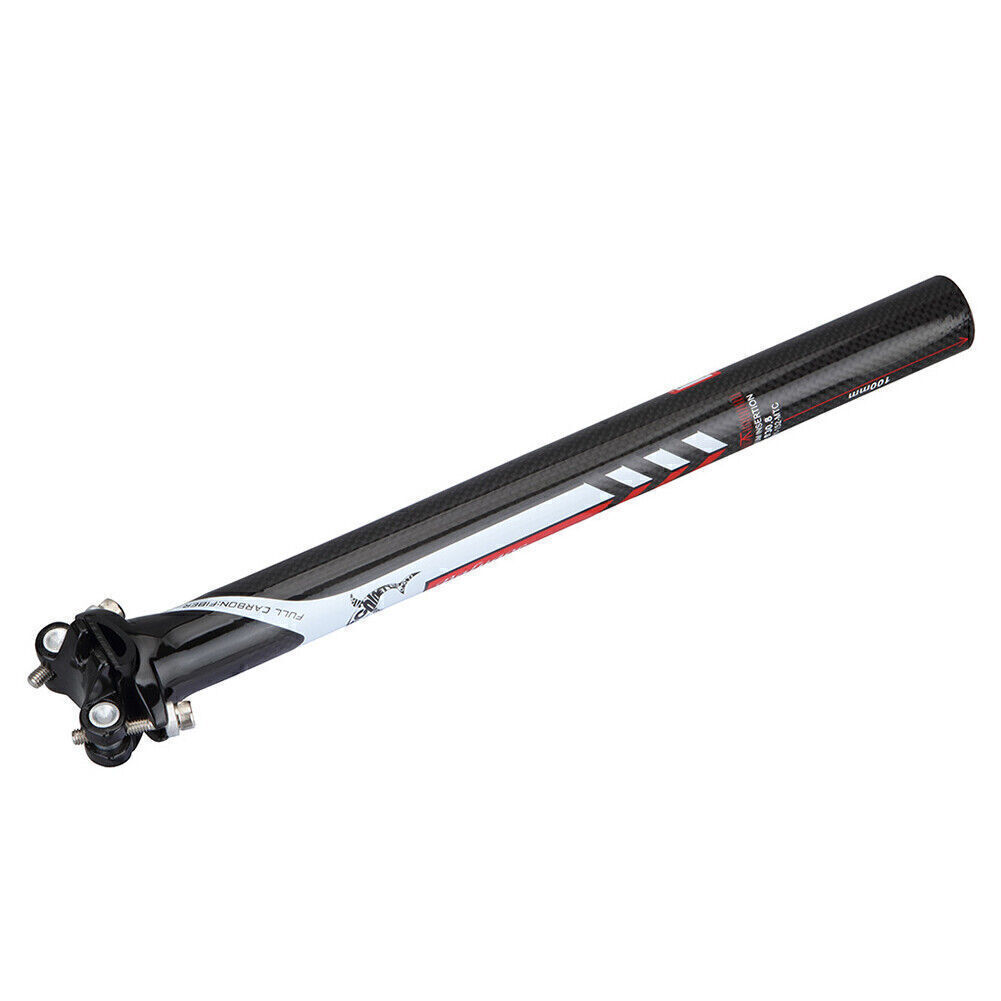 3K Carbon Fiber MTB Road Bike Seatpost Bicycle Seat Post 27.2/30.8/31.6MM UK