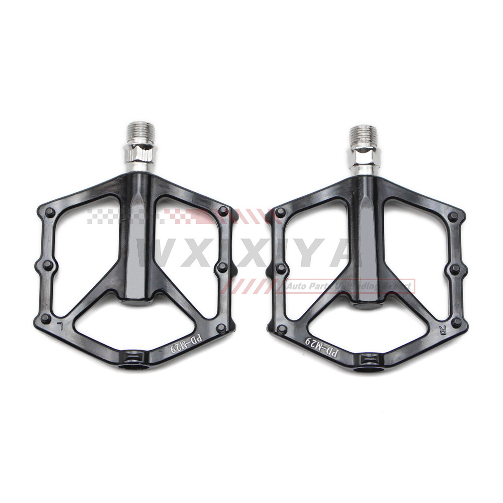 Mountain Bike Pedal Bearing Sealed MTB Cycling Flat Platform Aluminum 9/16″ L+R