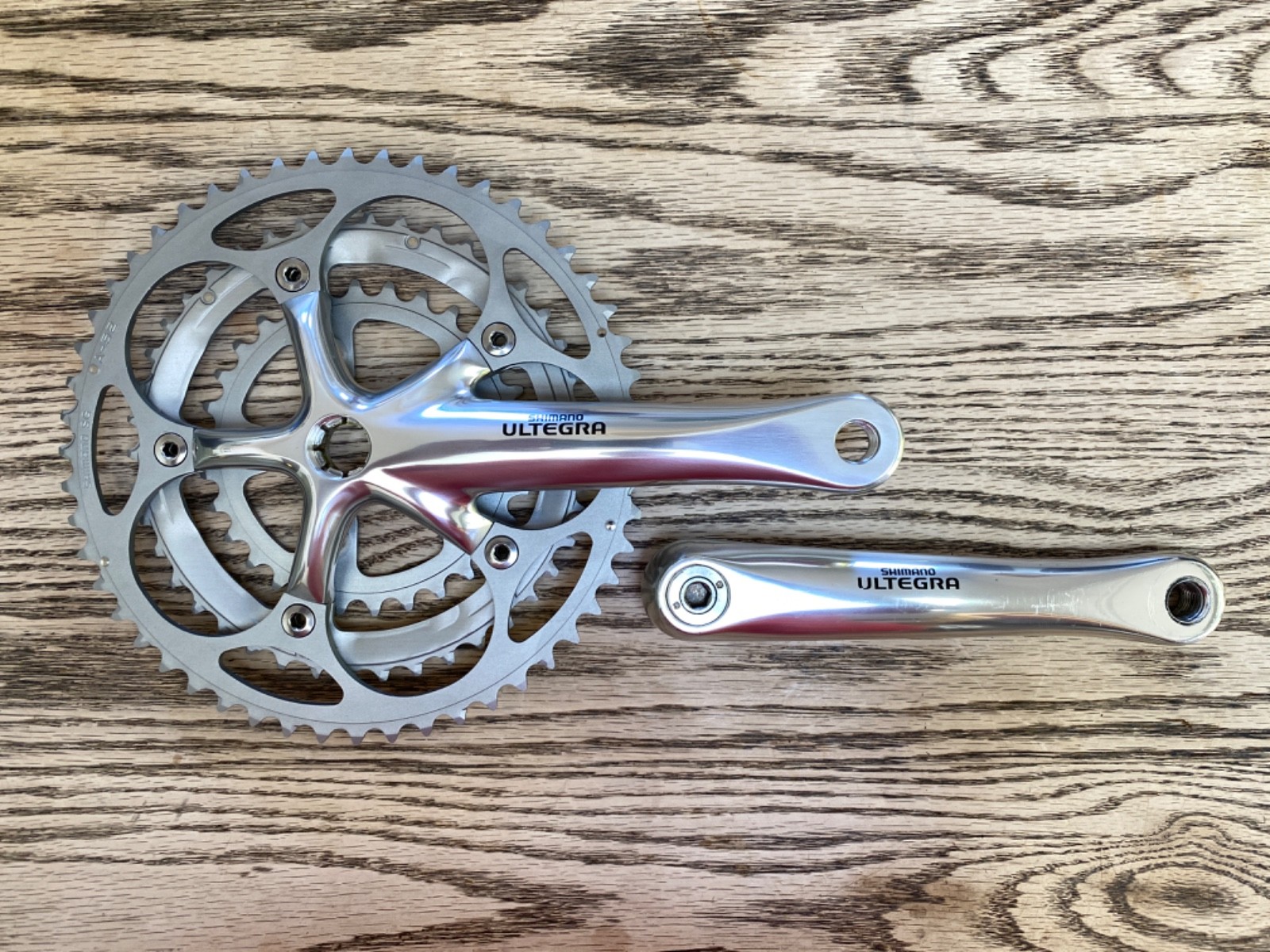 Shimano Ultegra FC-6503 triple crankset, 175mm arms, 52, 42, 30 chainrings