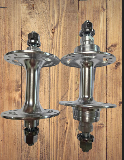 Track Double Fix Gear Large Flange Hubs