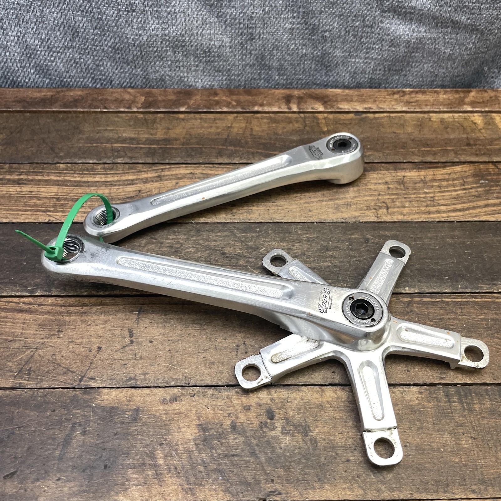 Vintage Shimano 600 Arabesque Crank Set 170mm 130 BCD Old School BMX Cranks