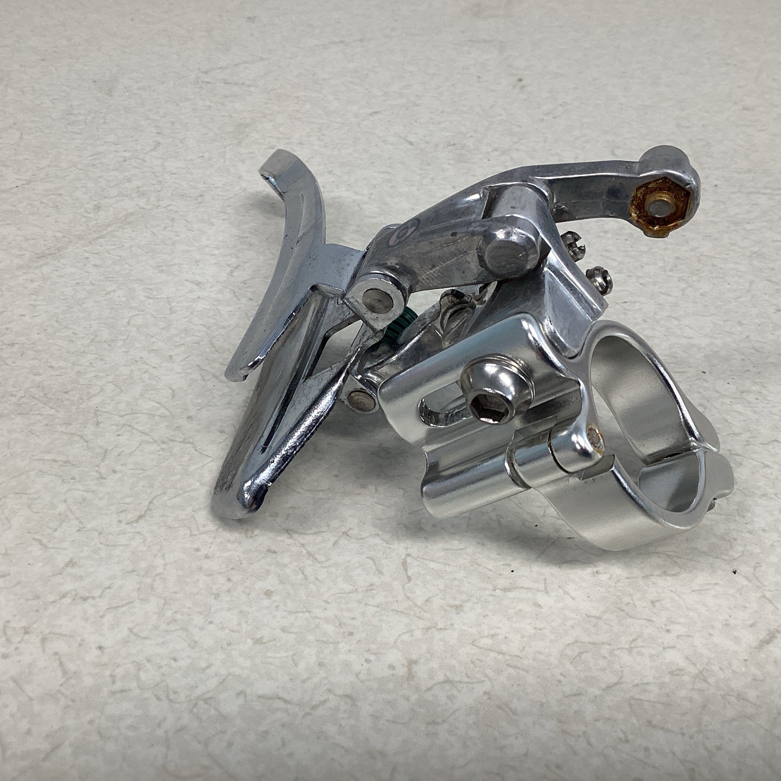 Sachs Quarz 31.8mm Bottom Pull Front Derailleur Braze On W/ Clamp Adapter