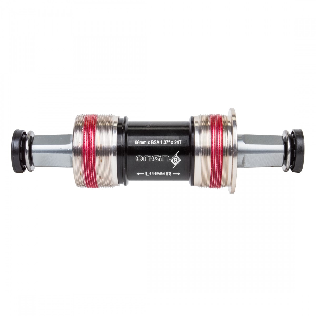 Origin8 TorqLite Square Taper JIS Sealed Bearings BSA 68x116mm Bottom Bracket
