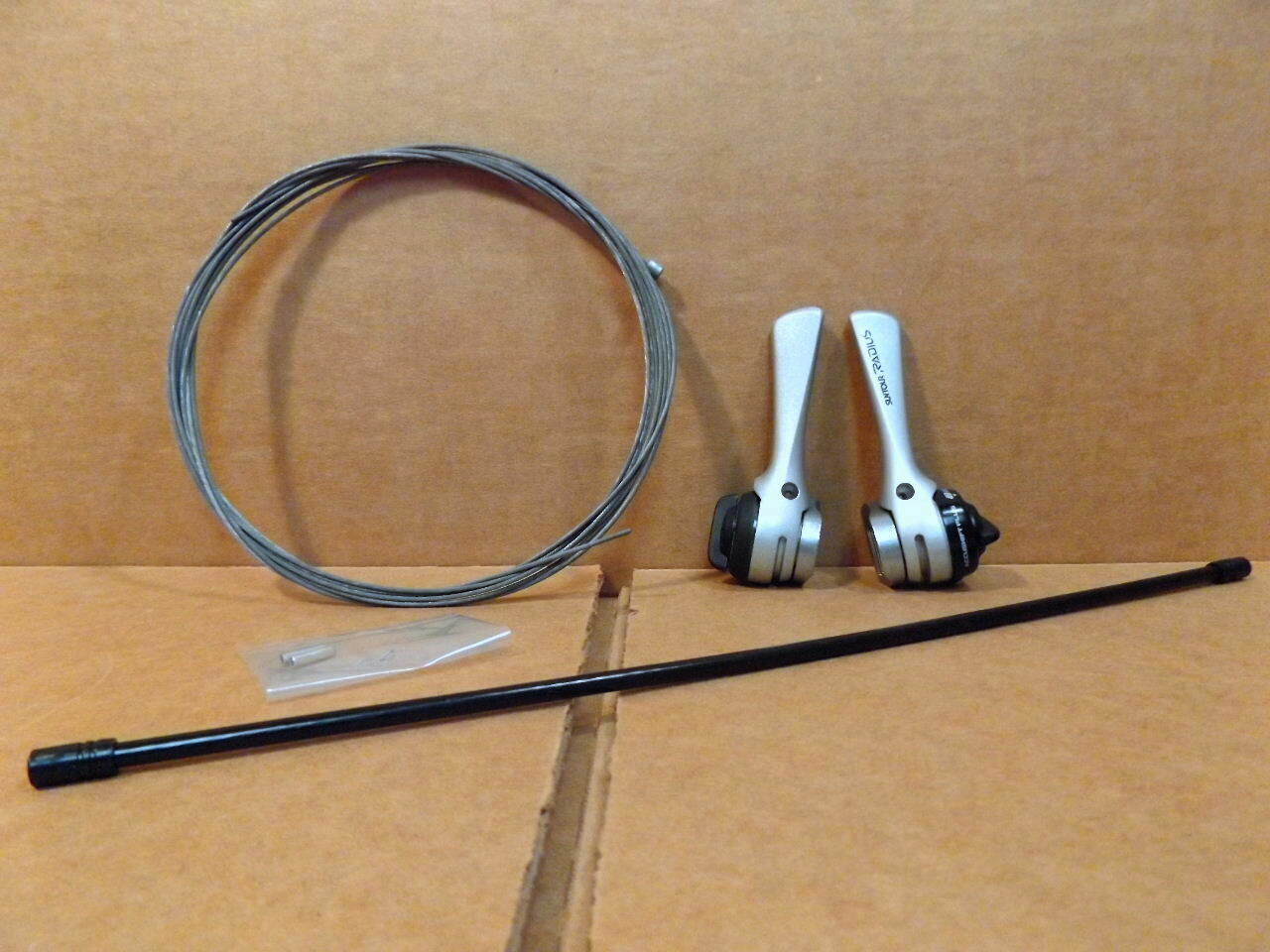 NOS Suntour Radius Shifters…6/7-Speed Index or 5/6/7-Speed Friction Compatible