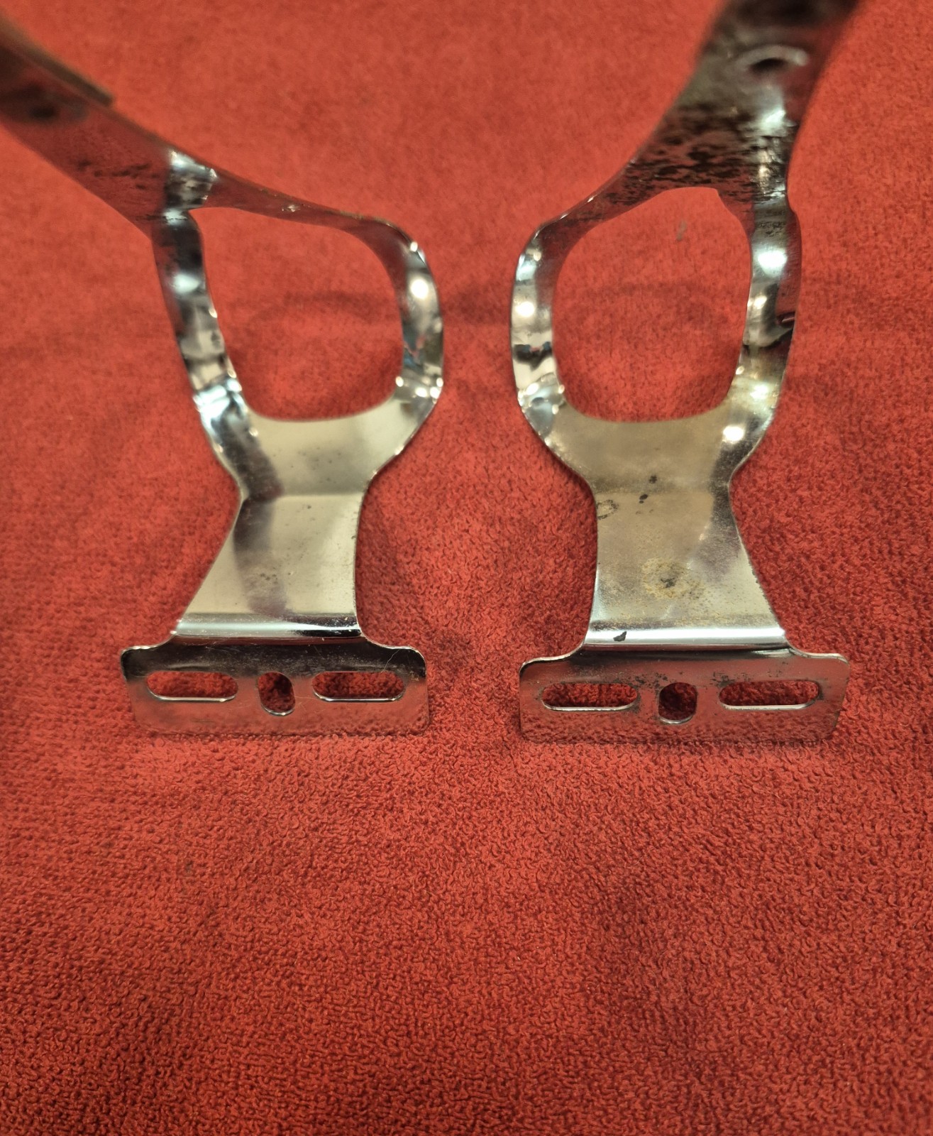 Vintage AVOCET Steel Toe Clips – Size Large – Made in Italy