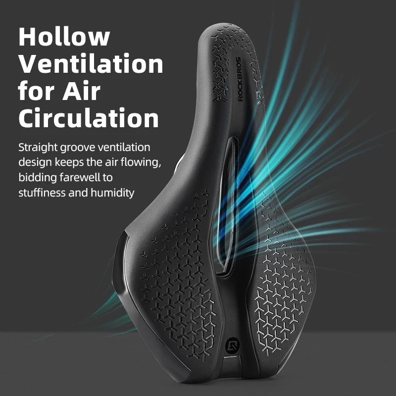 ROCKBROS Road MTB Bike Saddle Seat Rear Soft Comfort Cycling Gel Pad Cushion PU