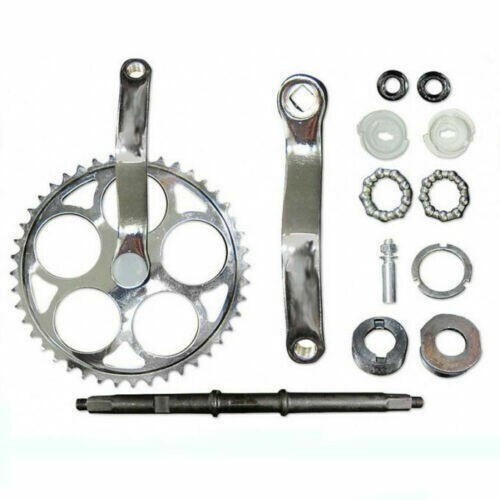 CDH Red 26″ Bicycle Suspension Fork & Headset & 44T Crankset -Gas Motorized Bike