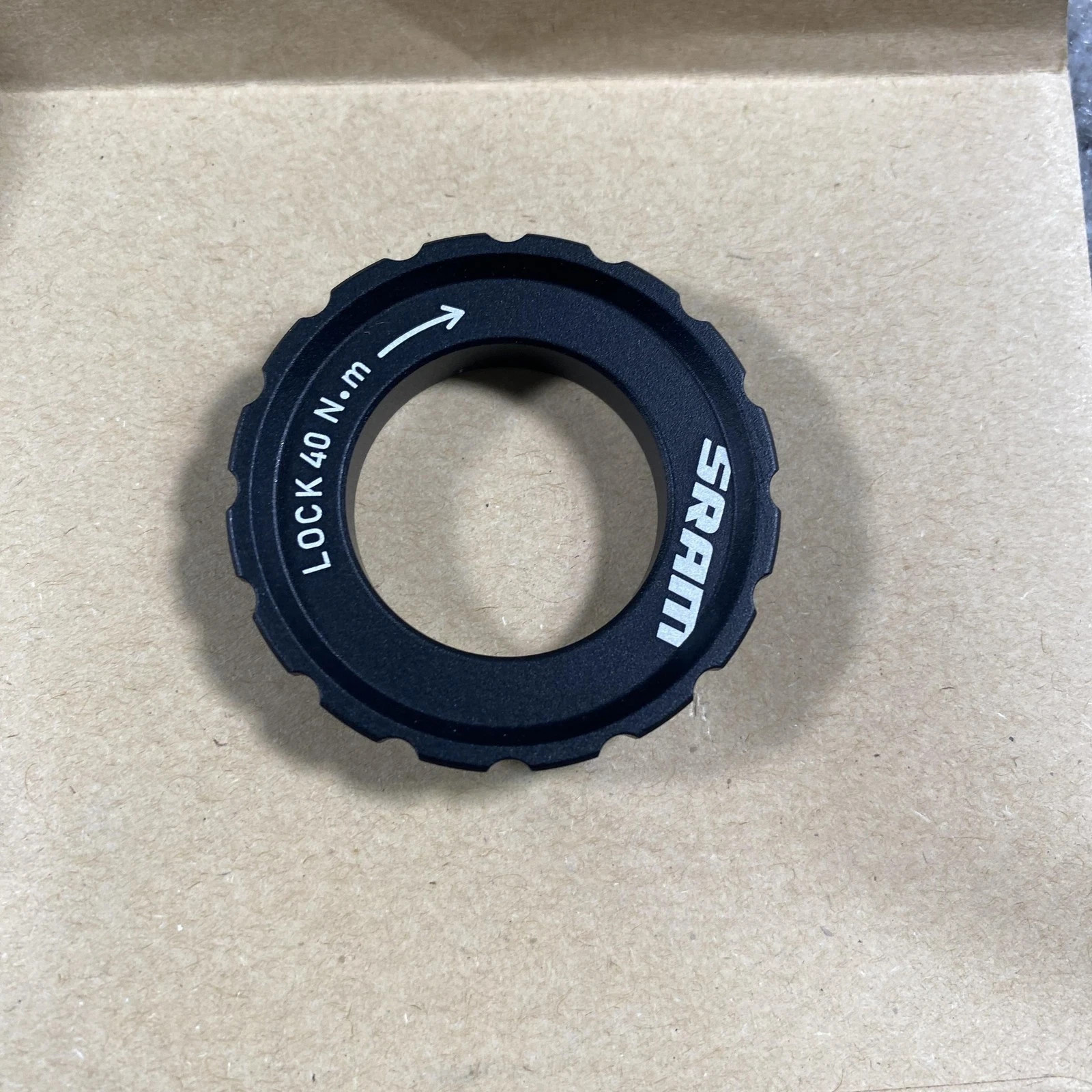 SRAM Paceline X Disc Brake Rotor 160mm Center Lock Silver Black MTB Road Bike