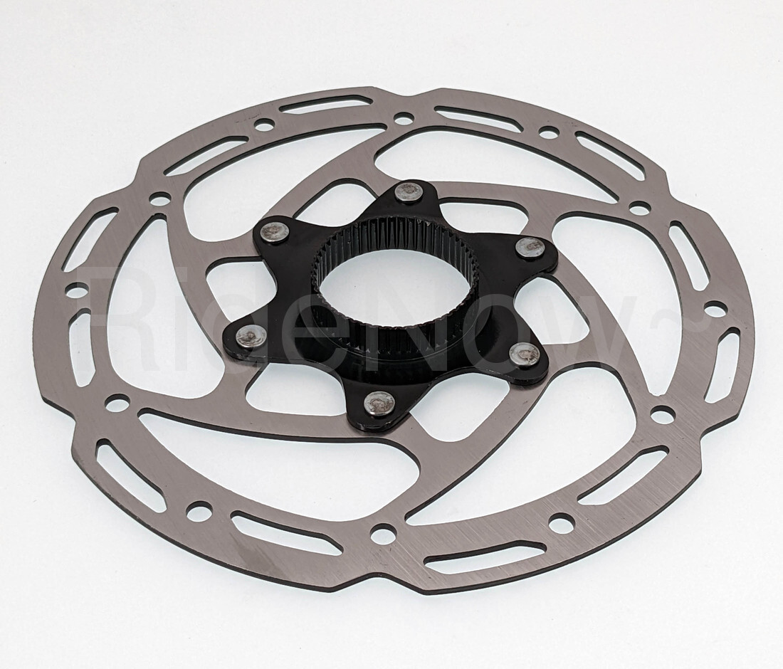Tektro TR35 160mm Center Lock Disc Rotor, Round Type, Stainless, 2-Piece 160-35