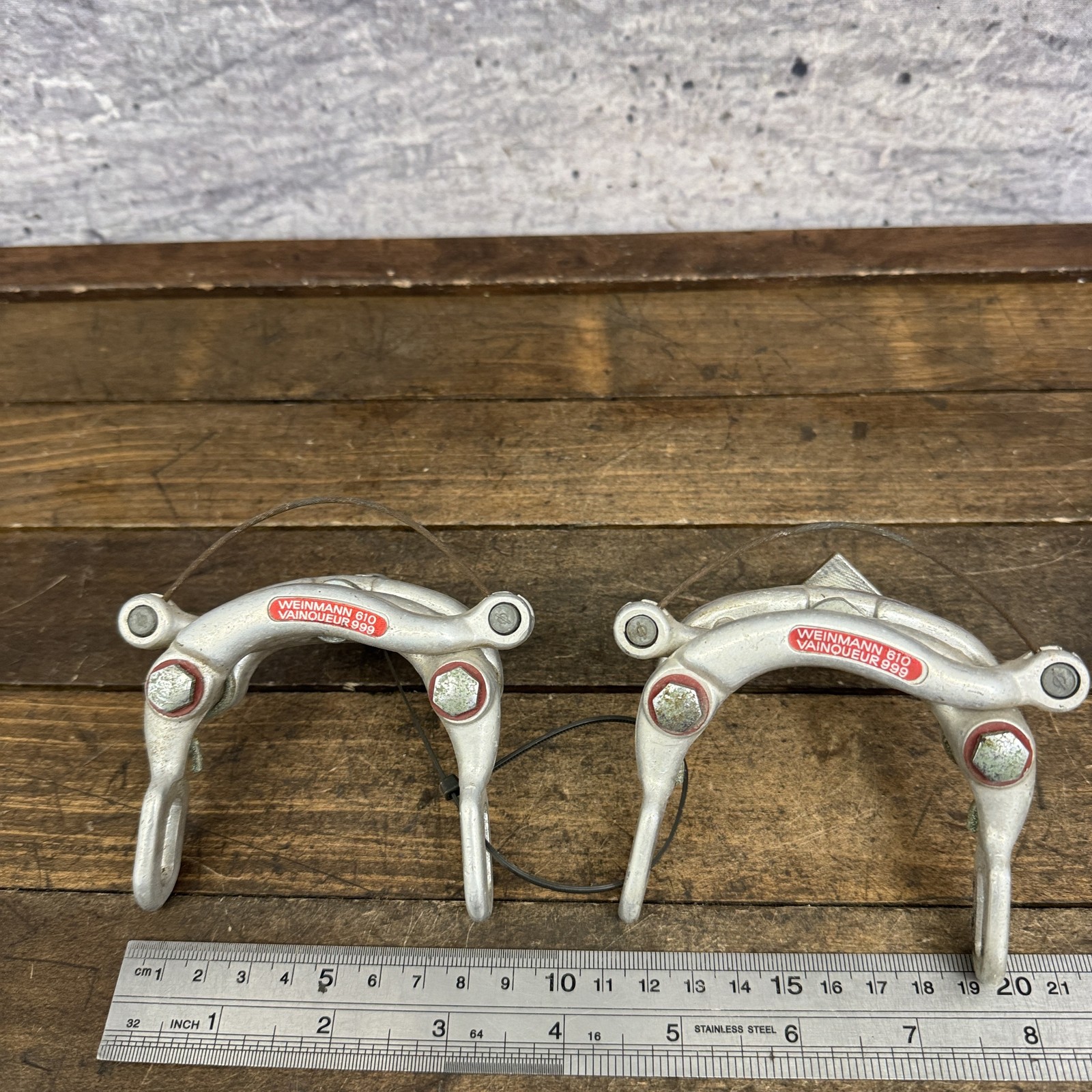 Vintage Weinmann 810 Vainqueur 999 Center Pull Caliper Brakes Set Road Bike