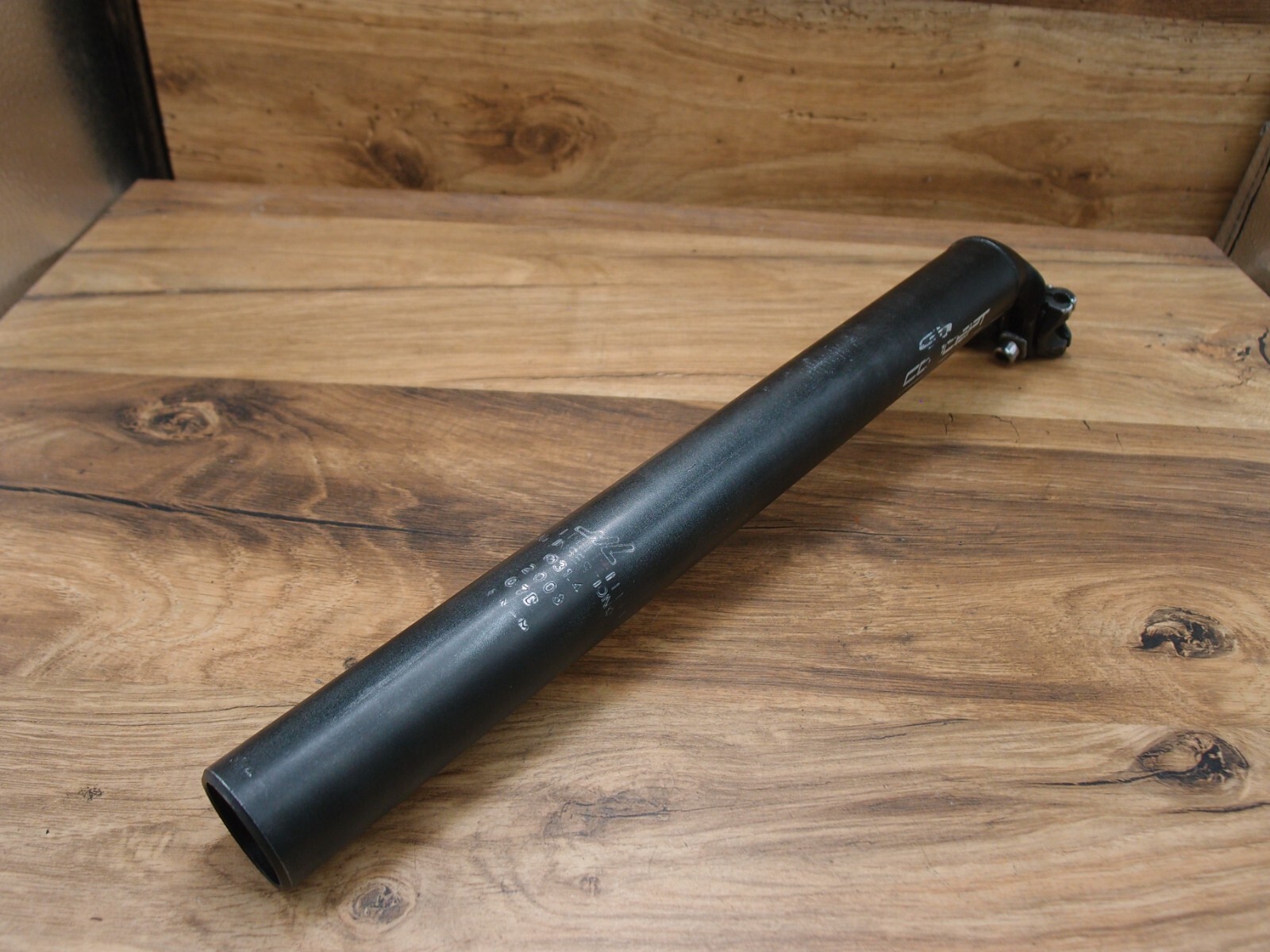2008 MTB black plain seatpost Concept by nL 31.4 mm