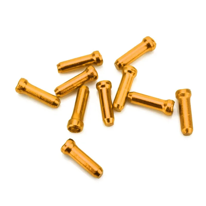50pcs Bike Cable End Caps Crimps Brake Shift Wire Tips MTB Road Alloy Protectors