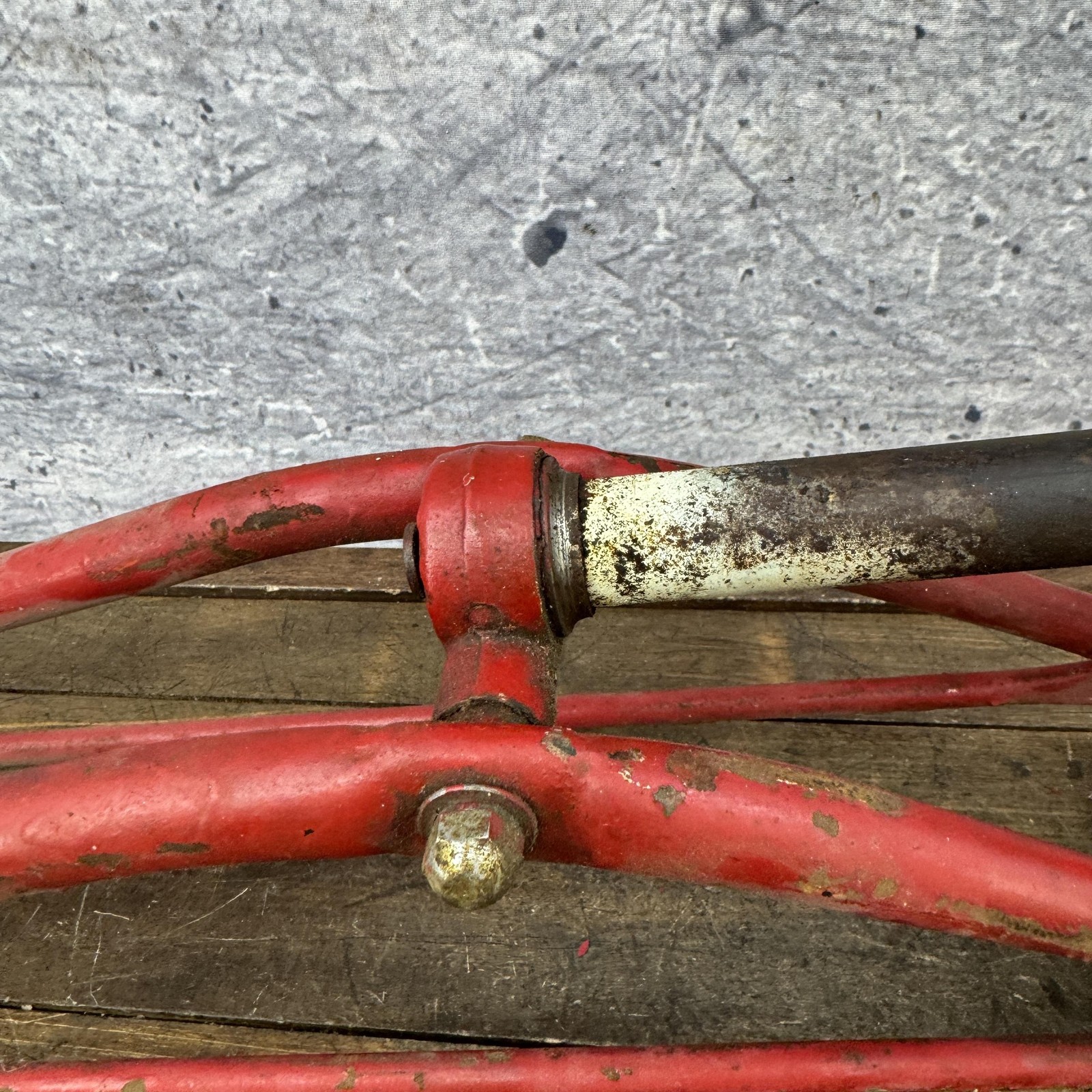 Vintage Monark 26in Springer Fork 1 In Threaded Cruiser Balloon Tire Cruiser