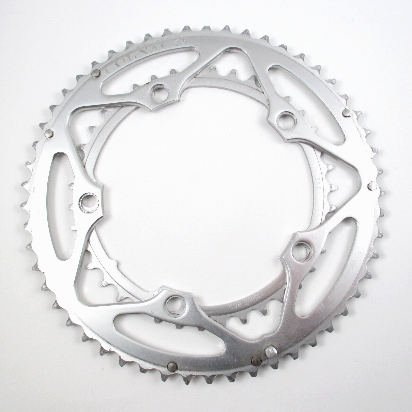 Colnago 53/39t 5-arm 7075/T6 aluminum alloy chainring set, 135mm bcd