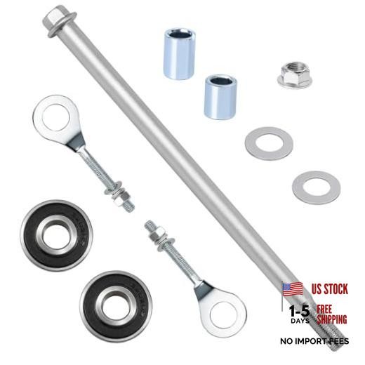 15mm*285mm Mini Bike Rear Axle Kit (0.59″x11.22″) with 6202RS Bearings & 285MM