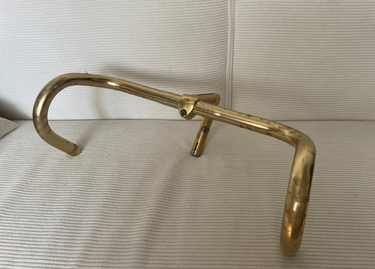 Colnago Arabesque Handlebar + Handlebar Mount Mavic Gold Road Vintage