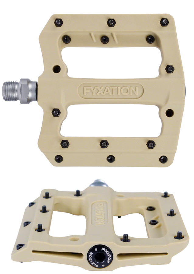 Fyxation Mesa MP Pedals – Platform, Composite/Plastic, 9/16″, Desert Fruita Sand