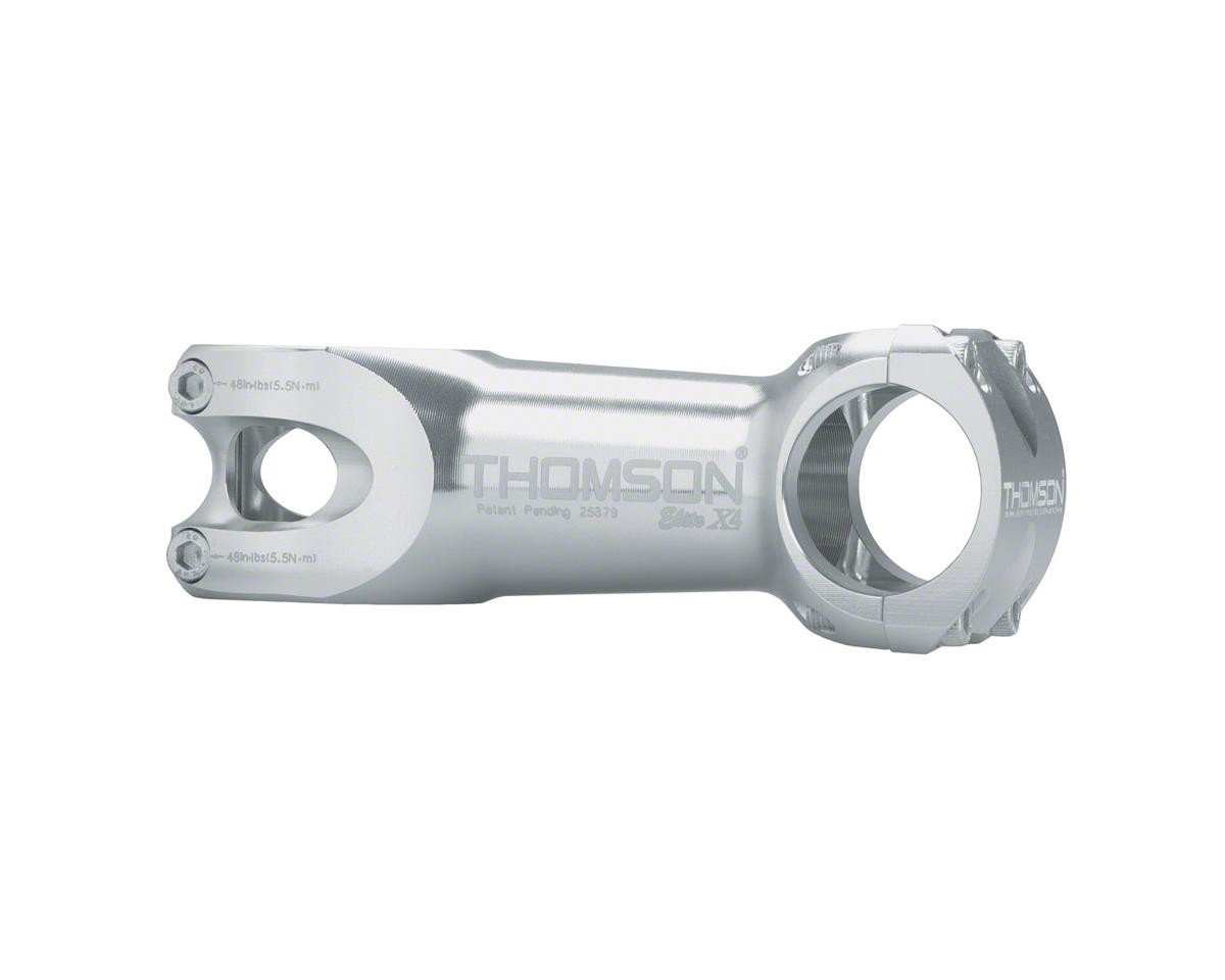 Thomson Elite X4 Mountain Stem – 70mm 31.8 Clamp +/-10, 1 1/8″ Aluminum Silver