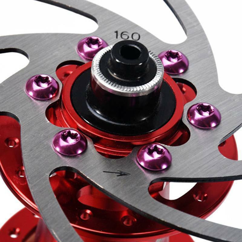 x12 MTB/ROAD Bicycle Disc Brake Rotor Bolts T25 M5x10mm For Hope TRP TEKTRO etc