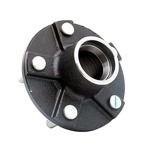 Trailer Hub Spindle Kit 5 Bolt on 4.5 Inch Circle 5-4.5″ Bolt Circle Hub Fit