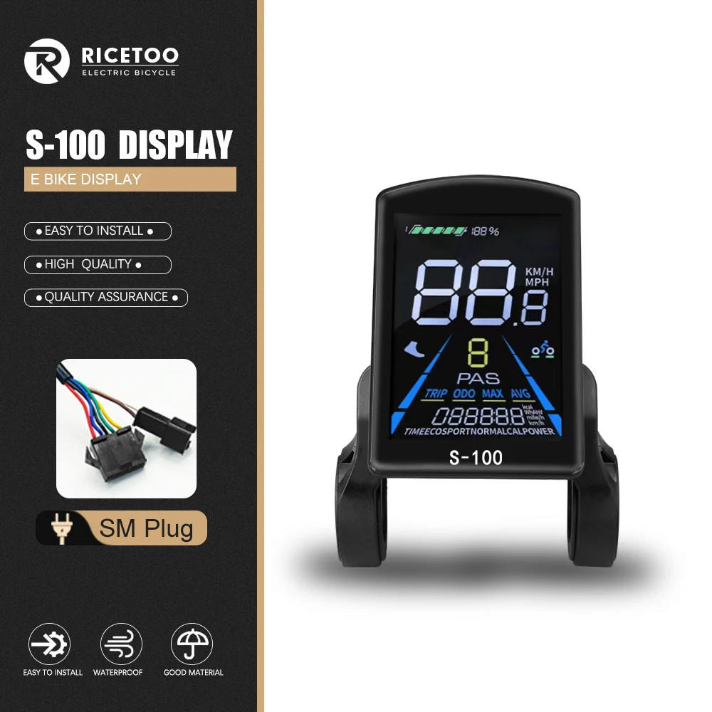Ebike 3 Mode Controller Sine Wave Controlle 17A 26A 30A 40A with Display
