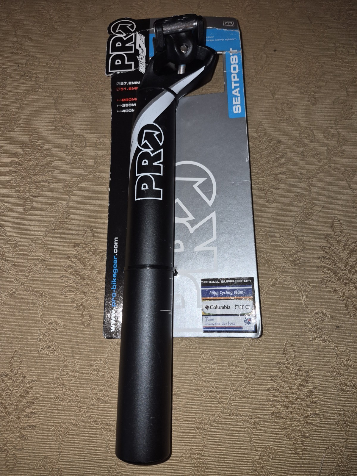 Shimano PRO VIBE Seatpost Offset 31.6mm x 280mm Aluminum BLACK 255g