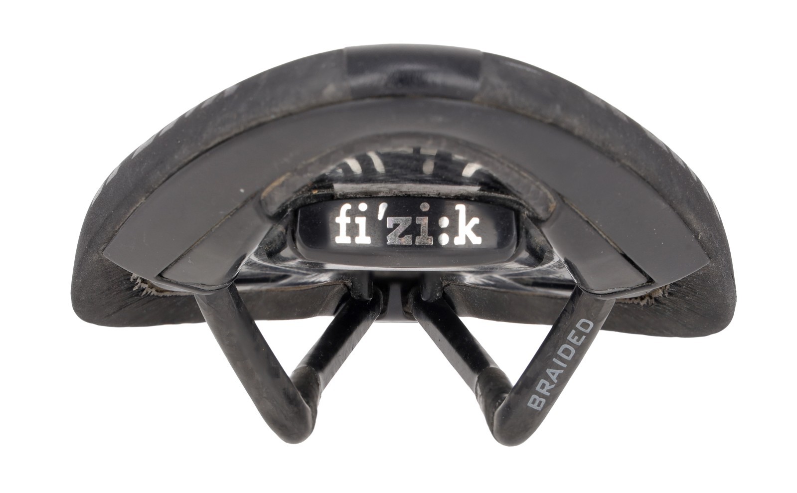 Fizik Arione R1 Regular Carbon Road Bike Saddle 124mm 8x 10mm Braided Rail BLACK