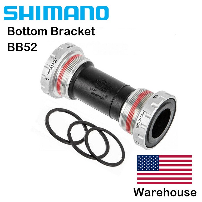 Shimano SM BB52 Deore Alivio Hollowtech II 68/73mm Bottom Bracket SM-BB52
