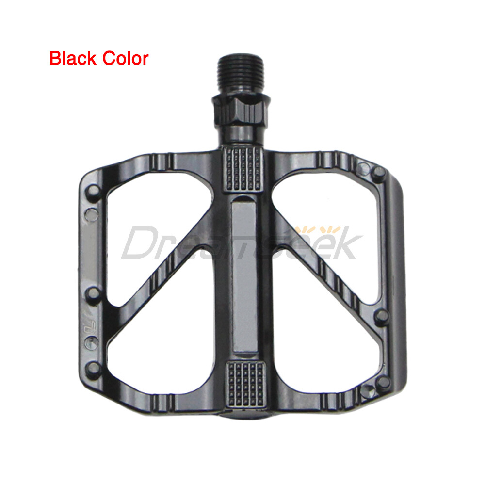 Bike Pedal 9/16″ DU Bearing Sealed Flat Platform Road Bicycle Aluminum Non-Slip