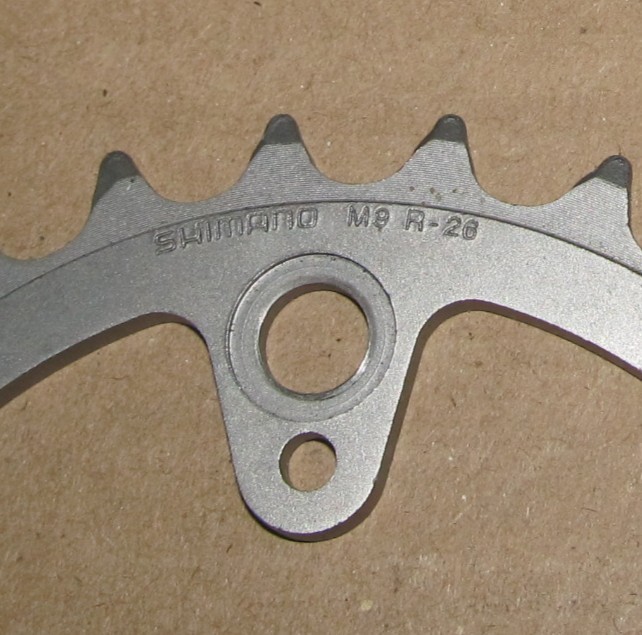 Shimano M9 R-26 Chainring 26t 74mm BCD Inner Chainring for Triple Cranks
