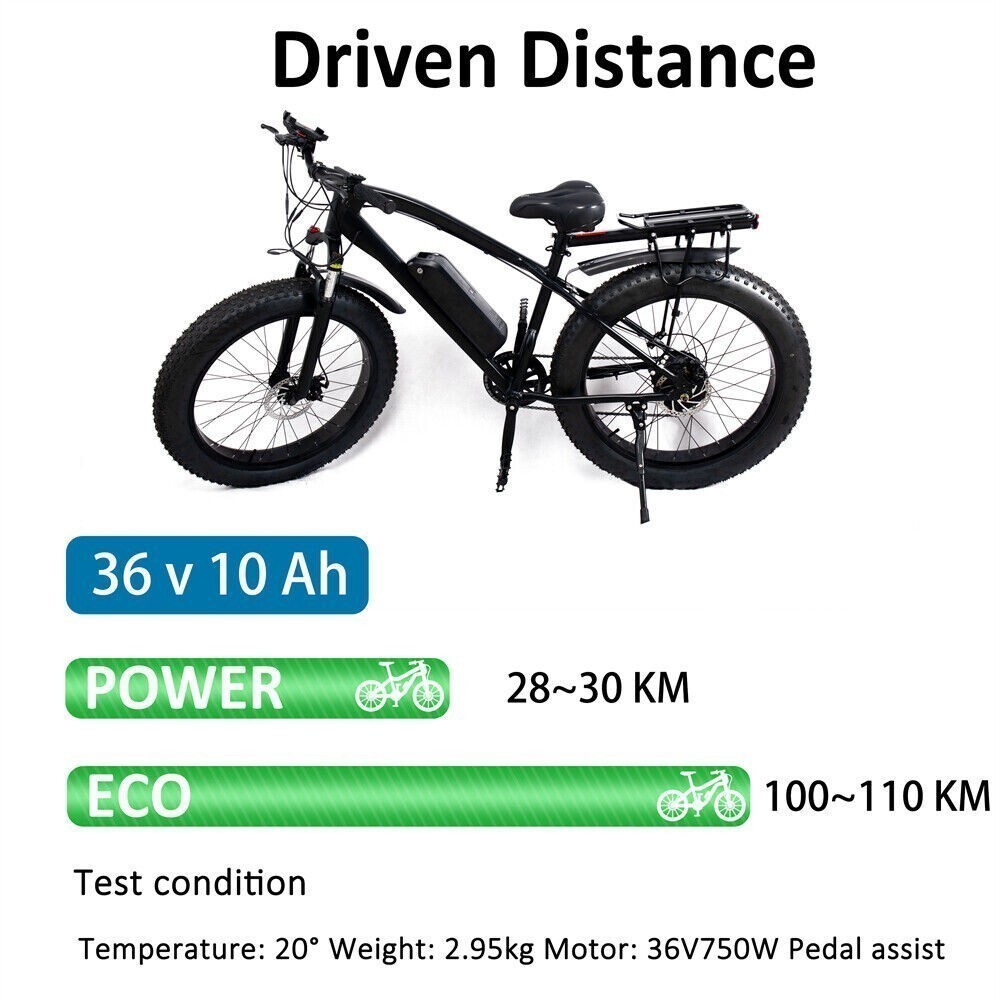 Ebike Lithium Battery 36V 5-Pin Electric Bike Battery for 80-1000W Bicycle Motor