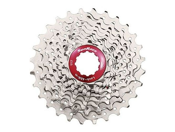 SunRace Cassette 10-Speed, Metallic 11-28T, 11-12-13-14-15-17-19-21-24-28