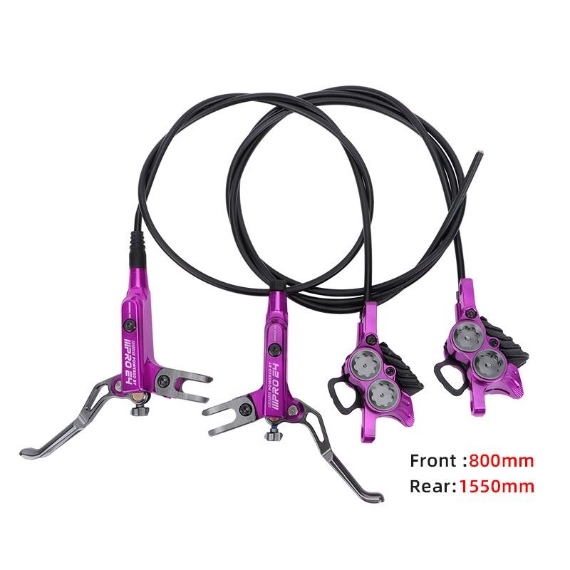 Iiipro E4 Mountain Bike Hydraulic Brake 800/1550mm Front Rear Brake Cooling 4 Pi
