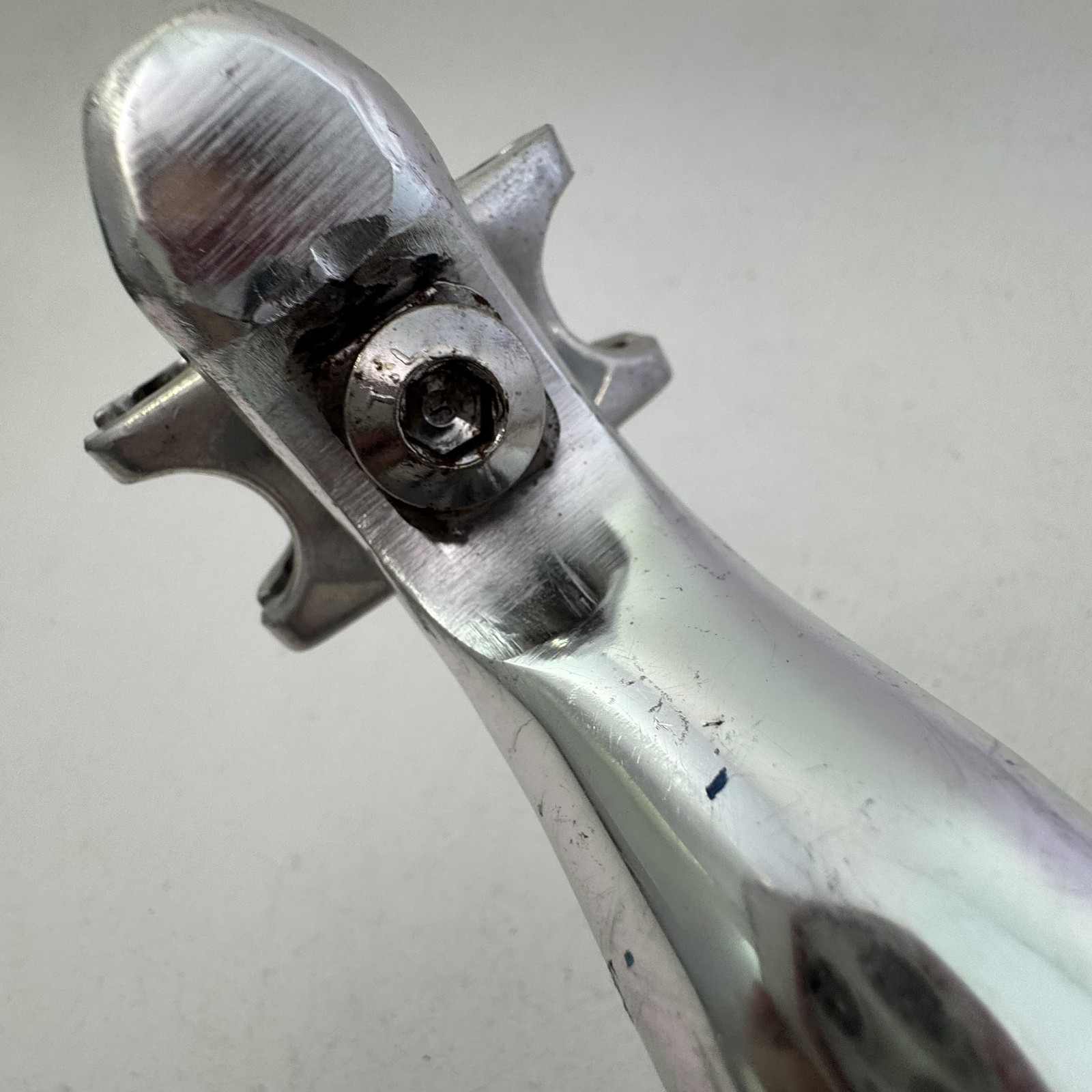 Vintage Kalloy 30.8mm Alloy Seatpost 350mm Silver Layback MTB Road Bike Part A96