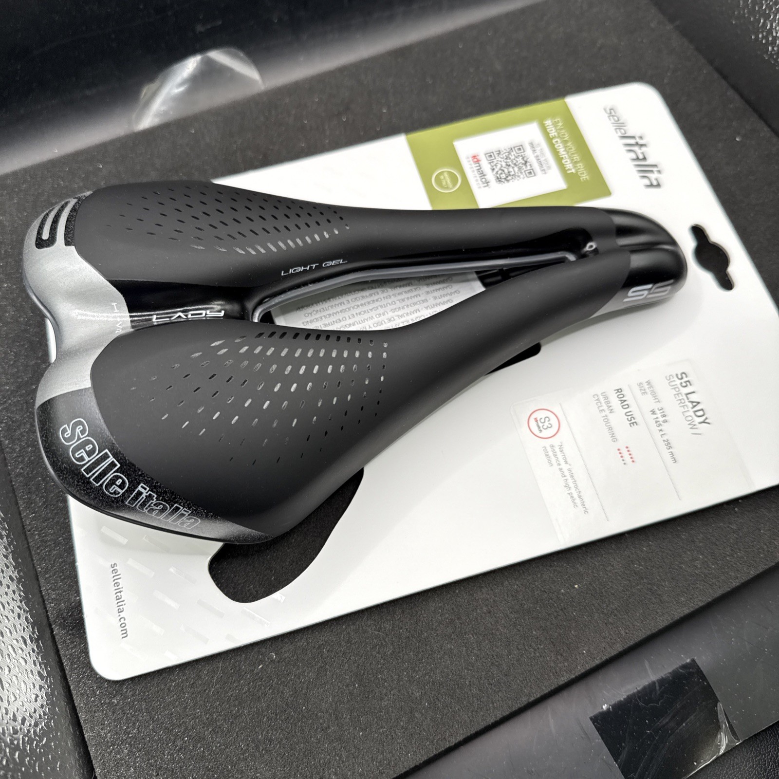 Selle Italia S5 Lady Superflow Cycling Saddle Seat 145mm Width (9419-27)