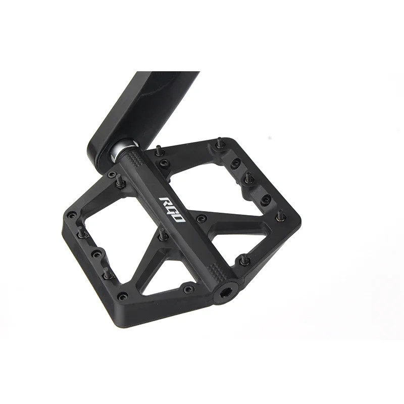 Mountain Bike Pedals 9/16 MTB Nylon Composite Flat Platform Sealed Bearing Grip