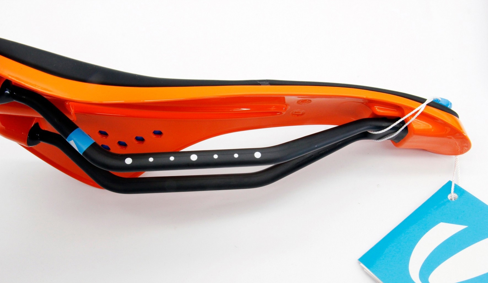 Union Sport Saale Road MTB eBike Bike Full Carbon Saddle Black Orange Seat