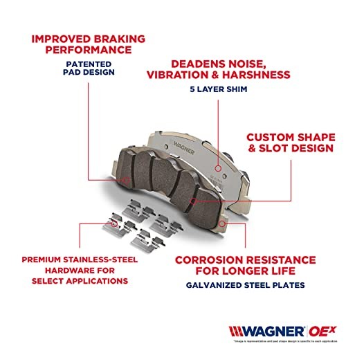 Brake OEX Disc Brake Pad Set Premium Ceramic OEX1611B OEX – Ceramic