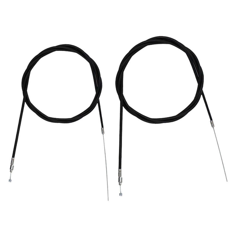 1 Set Bike Brake Cable Kit Reusable Stainless Steel PVC Black for Cycling Use