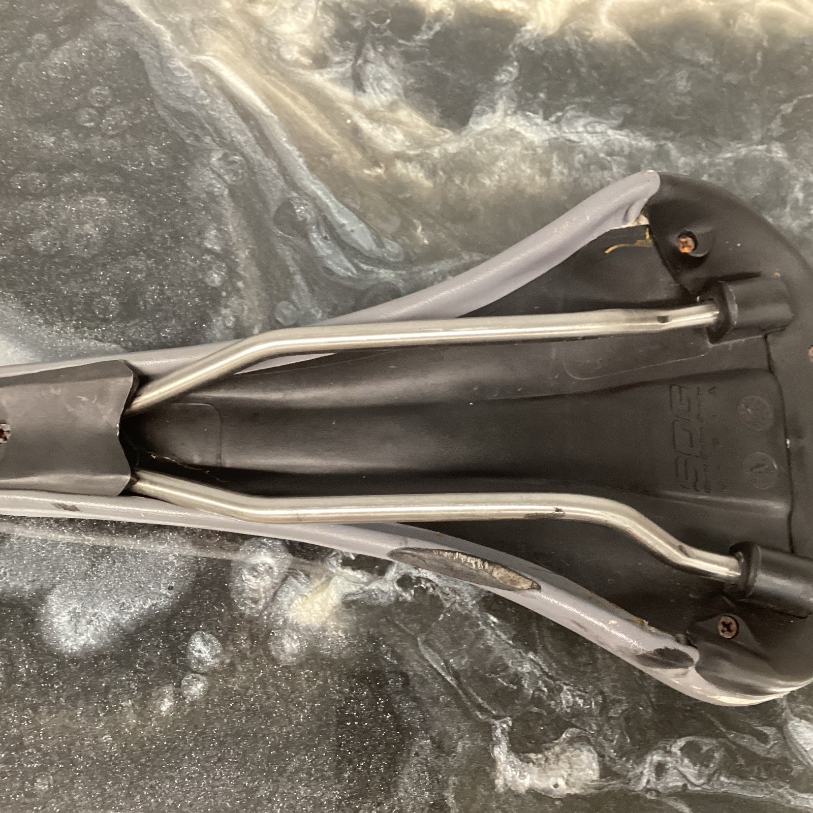 SDG Bel-Air Bicycle Saddle Seat Black Grey 130mm 260mm 280g 90’s MTB