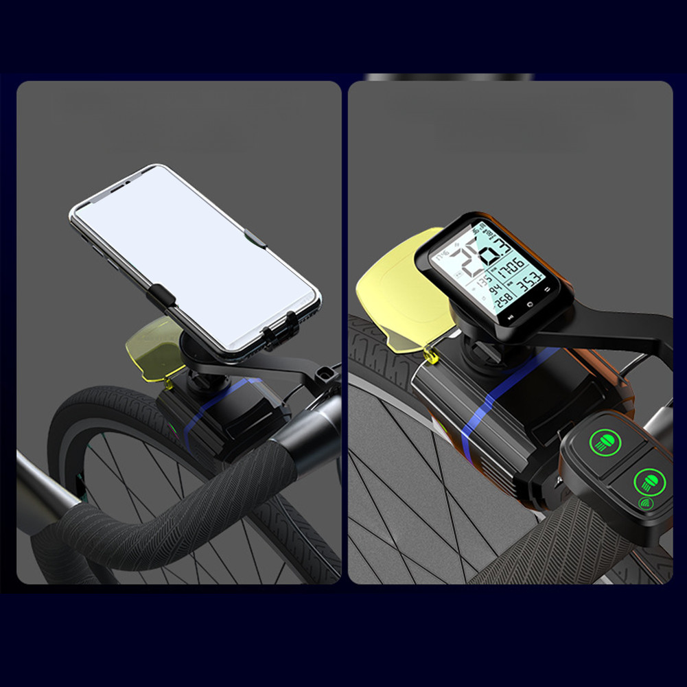 USB-C Bike Light Bike Headlight 280-1100LM Output Dual Yellow/white Beam