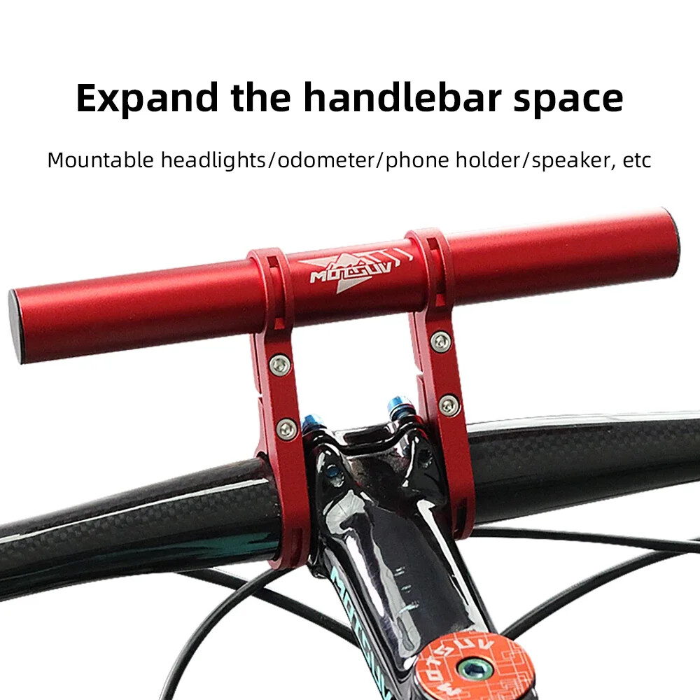 10/20/30cm Bicycle Handlebar Extended Bracket MTB Headlight Mount Extented Bar