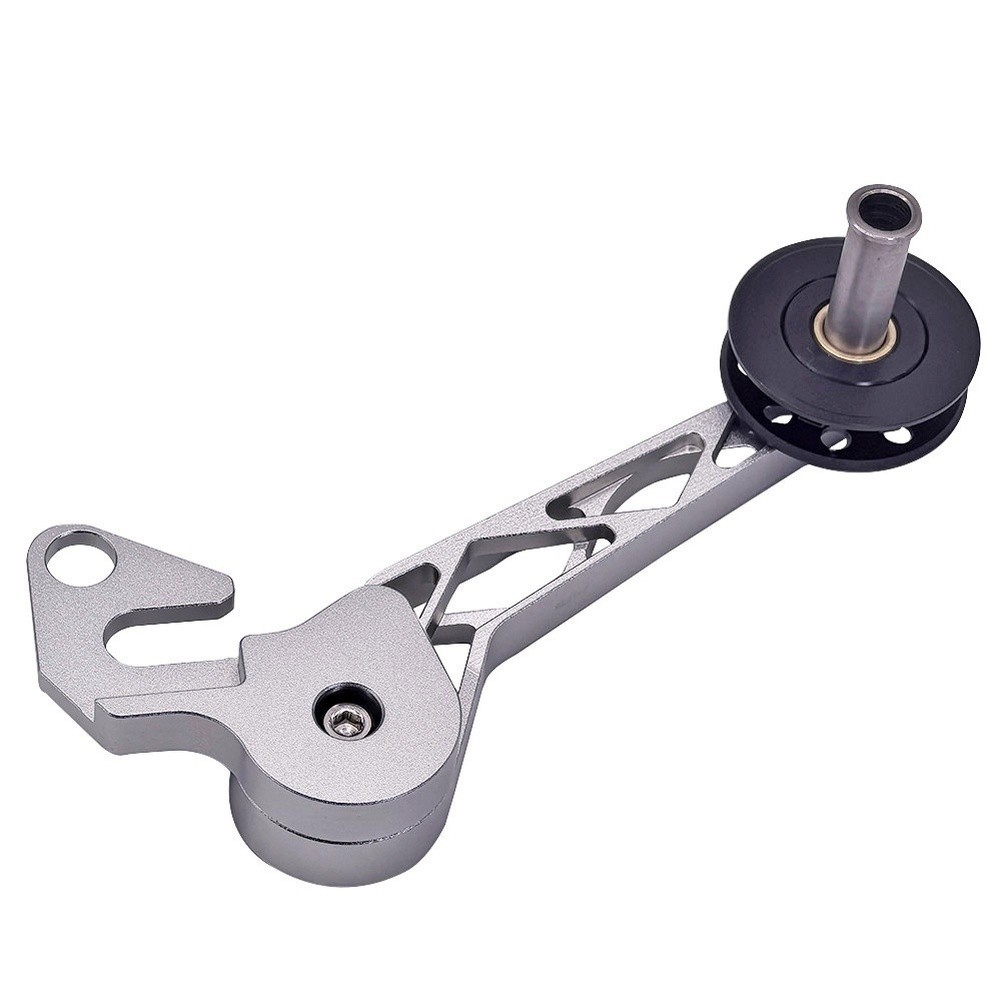Black or Silver Aluminum Chain Tensioner for Brompton PLine 5/6/7 Speed