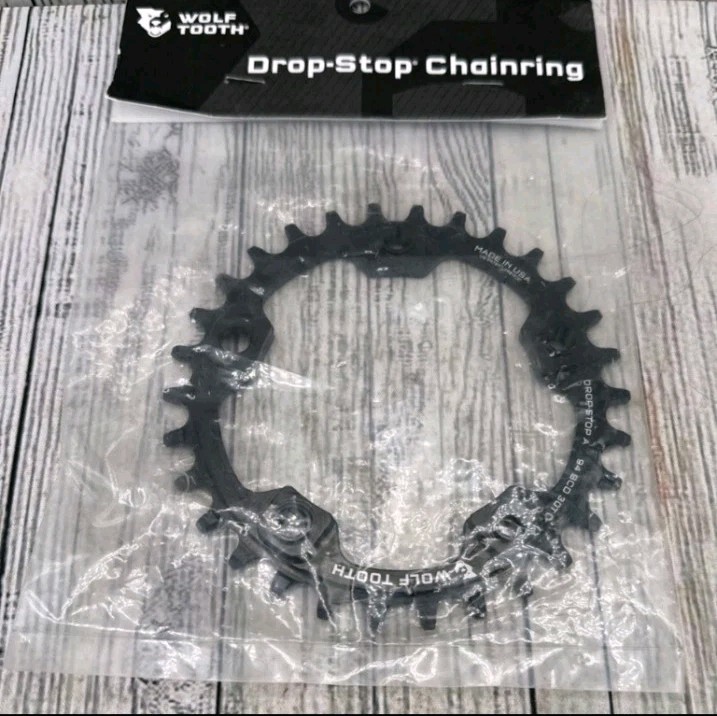 Wolf Tooth Drop Stop Chainring 5 Bolt 30T X 94 BCD WOLFTOOTH Bicycle part