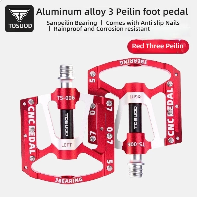 CNC Aluminum Alloy Anti-Slip Bicycle Pedals for MTB & Road Bikes