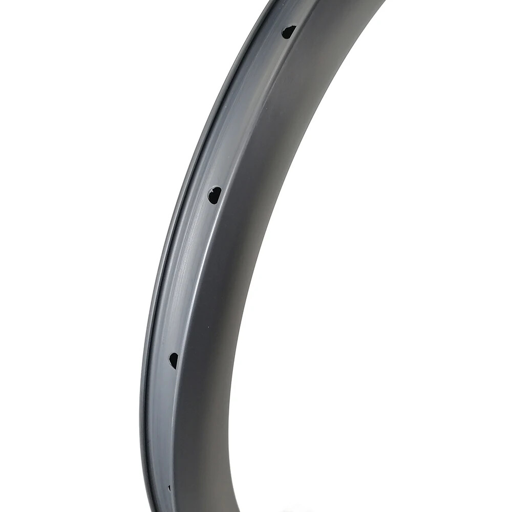 700c 40mm*27mm Tubeless Road Disc Carbon Rims UD 3K 12K Matte Glossy 16-32 Holes