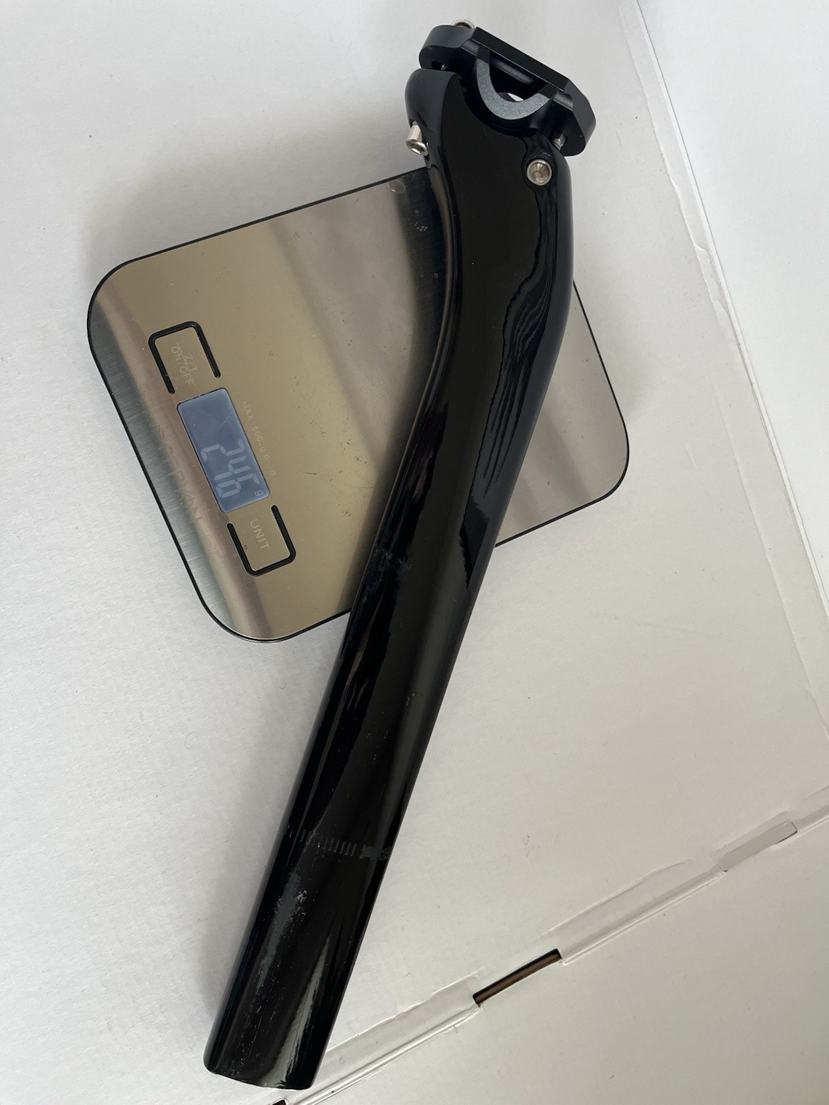 Pinarello Prince Paris DOGMA F8 F10 F12 Carbon Seatpost Black Glossy OEM 20mm
