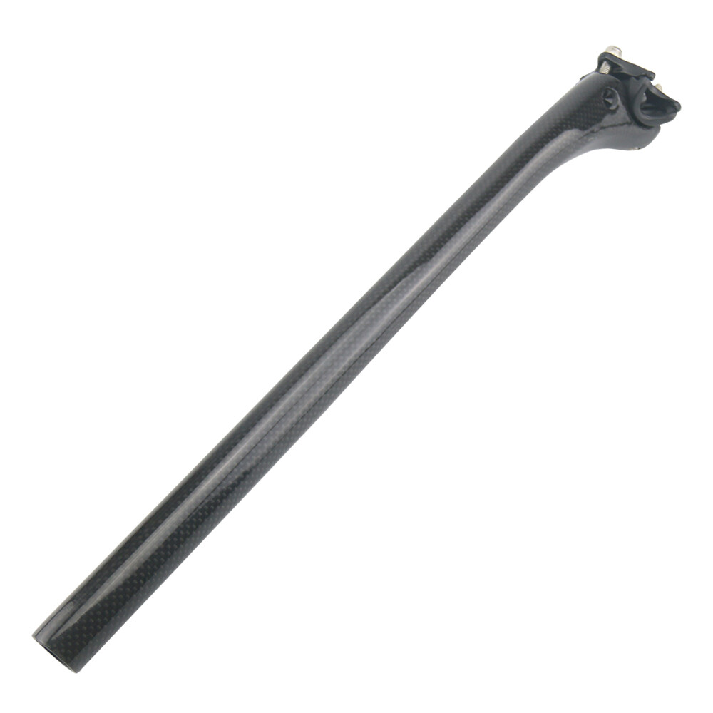 Carbon Fiber Seat Post Tube 27.2/30.8/31.6 Offset 25mm Bicycle Seatpost 35/40cm