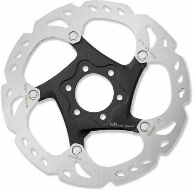 Shimano SM-RT86-L 6 Bolt Disc Rotor Unit – Black 203mm Ice Technologies